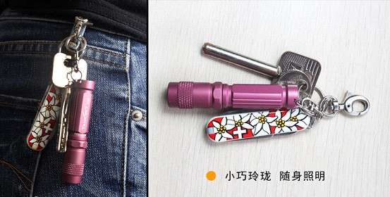 TANK007 EDC、迷你LED手電筒